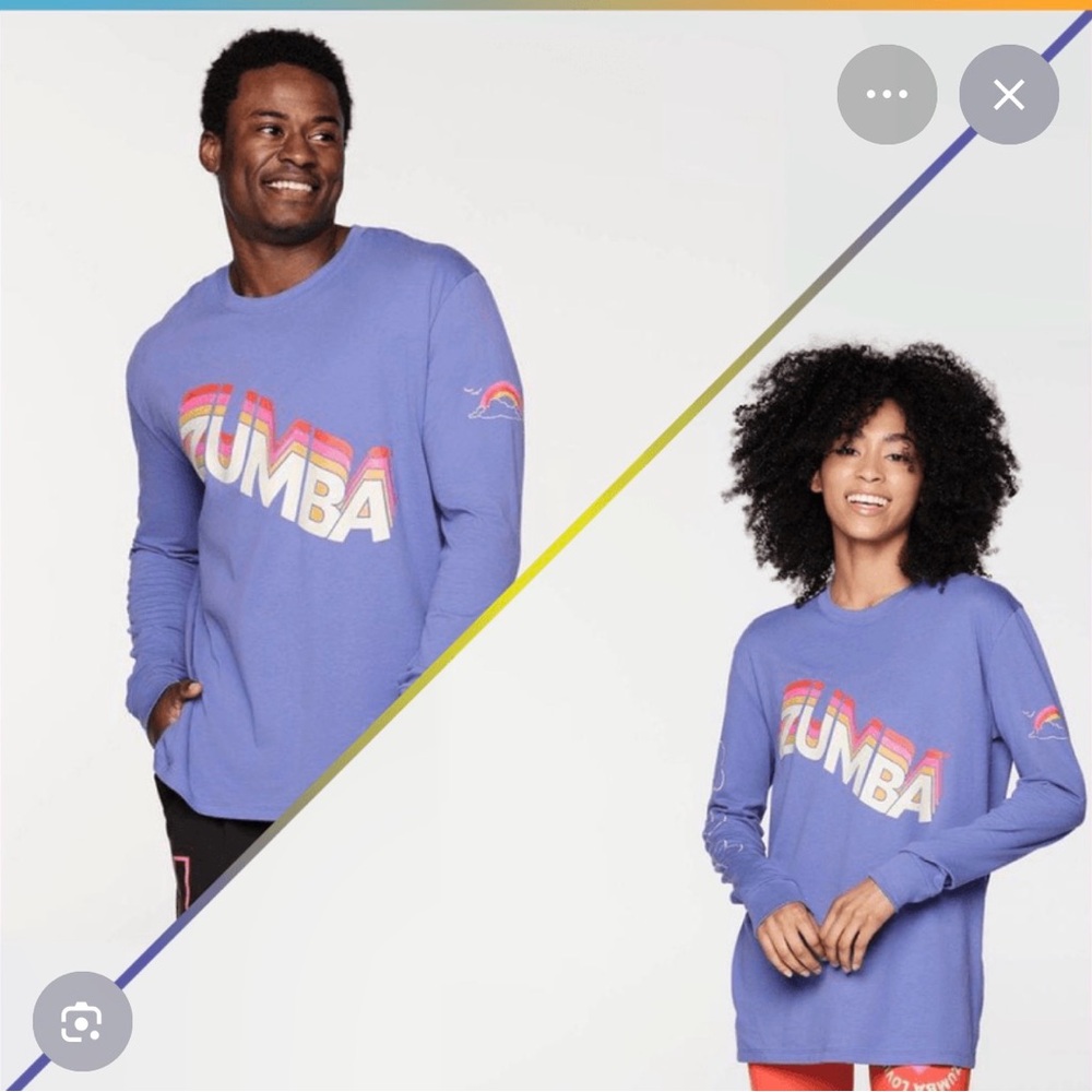 Zumba Fitness Men's Vibrant Long Sleeve Tee
